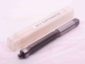 MR&TCO 13/16 O.D. HSS HAND EXPANSION REAMER 8 FLUTE .8125 ONSIZE USA MADE - NS4212BR5