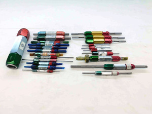 20pcs LOT OF ASSORTED PIN PLUG GAGES GO NO GO HANDLES INSPECTION CHECK MACHINIST - JG0817LVR