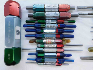 20pcs LOT OF ASSORTED PIN PLUG GAGES GO NO GO HANDLES INSPECTION CHECK MACHINIST - JG0817LVR