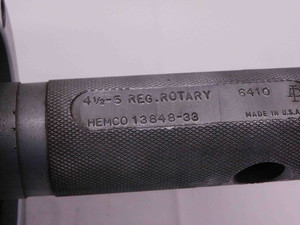 4 1/2 5 REG ROTARY API 7-2 PIPE THREAD PLUG GAGE 4.5 RR REGULAR SHOULDER CONN. - DW38778DC5