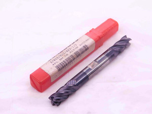 NEW ACCUPRO 3/8 O.D. AlTiN DOUBLE ENDED CARBIDE END MILL 4 FL 9420639 .375 - NS4262CG5