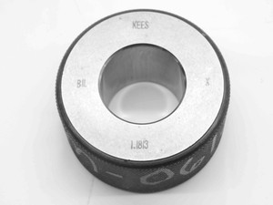 1.1813 CLASS X MASTER PLAIN BORE RING GAGE 1.1875 -.0062 UNDERSIZE 1 3/16 30 mm - NS4273CZ5