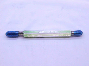 4 40 UNC 3B STI HELICOIL THREAD PLUG GAGE #4 .112 GO NO GO PD'S = .1283 & .1299 - BL3815BU