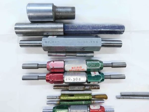 20pcs LOT OF ASSORTED PIN PLUG GAGES GO NO GO HANDLES INSPECTION CHECK MACHINIST - JG1007LVR