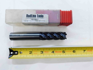 REDLINE TOOLS 3/4 OD AlTiN .060R CORNER RADIUS CARBIDE END MILL 5 FL REV5073 .75 - JG1022CG5