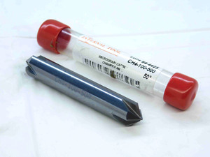 INTERNAL 1/2 O.D. DOUBLE ENDED 50 DEG CARBIDE CHAMFER MILL 4 FL CH4-100-500 .5 - JG1050CG5