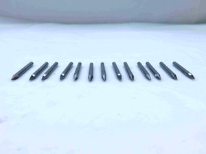 13pcs NEW NTM 1/8" O.D. 1/4 LOC 24 DEG TAPER CARBIDE END MILL 2 FL J#116126 .125 - JG1096CG5