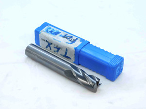 SGS 1/2 O.D. 1" LOC 3" OAL CARBIDE END MILL 1/2 SHANK 4 FLUTE 30163 .5 USA - JG1103CG5