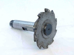 4" O.D. X 1/4" WIDTH SIDE MILLING CUTTER 254340 10 TEETH CARBIDE TIPPED 1" ARBOR - JG1129CG5