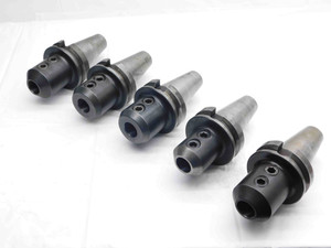 5pcs LOT OF BT45 1" I.D. SOLID END MILL TOOL HOLDER 1.0 VARIOUS PROJECTIONS - NS4359LVR