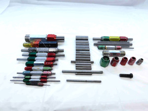 20pcs LOT OF ASSORTED PIN PLUG GAGES GO NO GO HANDLES INSPECTION CHECK MACHINIST - JG1171LVR