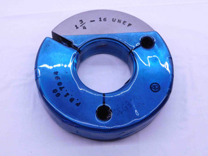 1 3/4 16 UNEF THREAD RING GAGE 1.75 1.750 1.7500 GO ONLY P.D. = 1.7094 3A CHECK - DW38902BS5