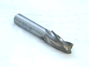 OSG 1/2 - 5/8 O.D. 1 1/4 LOC 3 DEG TAPERED HSS END MILL 1/2 SHANK 3 FLUTE 59481 - JG1247CE4