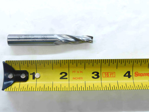 OSG 1/4 - 3/8 O.D. 1 1/8 LOC 3 DEG TAPERED HSS END MILL 3/8 SHANK 3 FLUTE 59162 - JG1251CE4