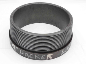 SHOP MADE 9" HACKER LEFT HAND API PIPE THREAD PLUG GAGE 9" INSPECTION CHECK - DW38938DC5