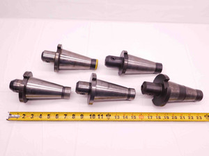 5pc LOT OF NMTB50 5/8 I.D. SOLID END MILL TOOL HOLDERS .625 VARIOUS PROJECTIONS