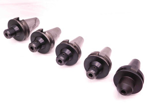 5pc LOT OF BT45 1/2 I.D. SOLID END MILL TOOL HOLDERS .5 VARIOUS PROJECTIONS