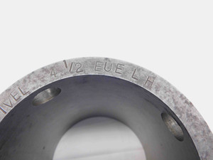 SHOP MADE 4 1/2 8 EUE LEFT HAND API 5B PIPE THREAD PLUG GAGE 4.5 UP TBG TUBING - DW39032DC5