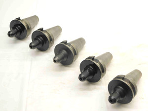 5pcs LOT OF BT40 1/4 I.D. SOLID END MILL TOOL HOLDER .25 2 3/4 PROJECTION - NS4468LVR