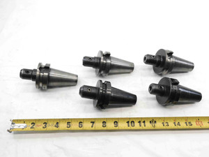 5pcs LOT OF BT40 3/8 I.D. SOLID END MILL TOOL HOLDER .375 2 1/2 PROJECTION .3750 - NS4471LVR