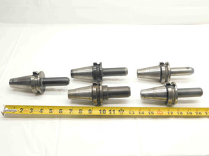 5pcs LOT OF BT40 3/8 I.D. SOLID END MILL TOOL HOLDER .375 VARIOUS PROJECTIONS - NS4474LVR