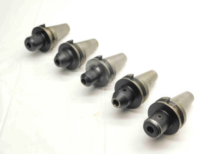 5pcs LOT OF BT40 1/2 I.D. SOLID END MILL TOOL HOLDER .5 VARIOUS PROJECTIONS - NS4476LVR