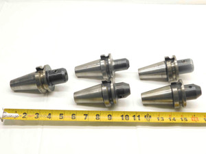 5pcs LOT OF BT40 1/2 I.D. SOLID END MILL TOOL HOLDER .5 VARIOUS PROJECTIONS - NS4476LVR