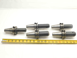 5pcs LOT OF BT40 1/2 I.D. SOLID END MILL TOOL HOLDER .5 VARIOUS PROJECTIONS - NS4477LVR