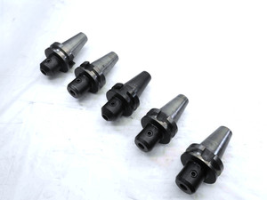 5pcs LOT OF BT40 1/2 I.D. SOLID END MILL TOOL HOLDER .5 2.5 - 2.75" PROJECTIONS - NS4477LVR
