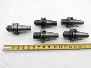 5pcs LOT OF BT40 1/2 I.D. SOLID END MILL TOOL HOLDER .5 2.5 - 2.75" PROJECTIONS - NS4477LVR