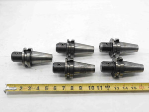 5pcs LOT OF BT40 1/2 I.D. SOLID END MILL TOOL HOLDER .5 2.5 - 2.75" PROJECTION - NS4478LVR