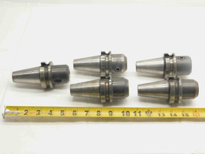 5pcs LOT OF BT40 3/4 I.D. SOLID END MILL TOOL HOLDER .75 2 3/4 PROJECTION - NS4486LVR