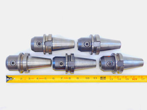 5pc LOT OF BT40 3/4 ID SOLID END MILL TOOL HOLDER .75 .7500 2 5/8" PROJECTION - NS4487LVR