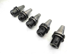 5pcs LOT OF BT40 3/4 I.D. SOLID END MILL TOOL HOLDER .75 2 1/2 - 2 3/4 PROJ. - NS4487LVR