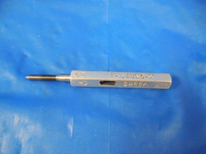 1 64 UNC 3A SET THREAD PLUG GAGE #1 GO ONLY P.D.= .0629 INSPECTION TOOLING