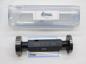 NEW M56 X 1.5 6H METRIC THREAD PLUG GAGE 56 GO NO GO P.D.'S = 55.026 & 55.238 - DW39240MSAF