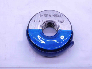 M16 X 1.5 SOLID THREAD RING GAGE 16 INSPECTION CHECK 6g ? 6h ? - DW39294SLW