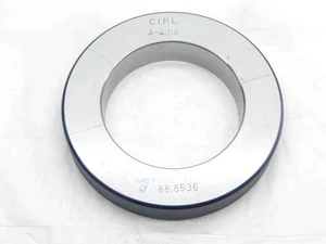 88.8536 MASTER PLAIN BORE RING GAGE 89.000 -.146 UNDERSIZE 89 mm 3.4982 CHECK - NS4649CZ5