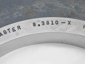 8.3810 CL X MASTER PLAIN BORE RING GAGE 8.3750 +.0060 8 3/8 213 mm 8.381 CHECK - NS4733CZ5
