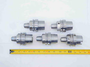 5pc LOT OF HSK63A SCHUNK 8mm I.D. HYDRAULIC CHUCK TOOL HOLDER 2 3/4 PROJECTION - NS4800LVR