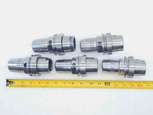 5pc LOT OF HSK63A 20mm ID HYDRAULIC CHUCK TOOL HOLDER 20mm 3 5/8 PROJECTION - NS4804LVR