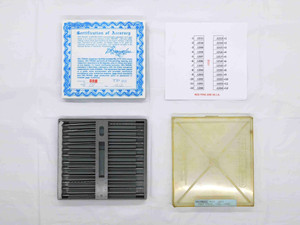 DELTRONIC TP25 .0001 TENTH STEPS PIN PLUG GAGE SET .1212 NOMINAL .1200 - .1224 - JG2190AE6