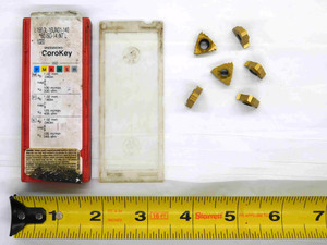6pcs SANDVIK L166.0L-16UN01-140 / *60 ISO-14 INTL 1020 CARBIDE THREADING INSERTS - JG2438AP6