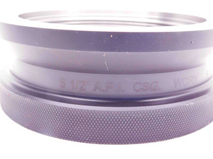 5 1/2 8 CSG API 5B PIPE THREAD RING GAGE 5.5 CASING 8RD ROUND TUBING RD RC - DW39632DG5