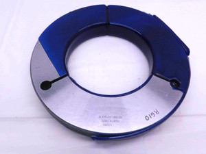 4 7/8 10 UNS 2A THREAD RING GAGE 4.875 4.8750 NO GO ONLY P.D. = 4.8006 CHECK - DW39653DG5