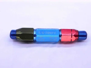 5/8 24 NEF 2 THREAD PLUG GAGE .625 .6250 GO NO GO P.D.'S = .5979 & .6020 UNEF-2 - DW39744OB6