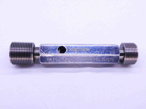 3/4 14 NPSL PIPE THREAD PLUG GAGE .75 .750 GO NO GO P.D.'S = 1.0112 & 1.0179 2B - DW39748OB6