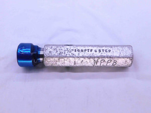 3/4 14 NPTF 6 STEP PIPE THREAD PLUG GAGE .75 .750 N.P.T.F. DRYSEAL CREST CHECK - DW39759LVR