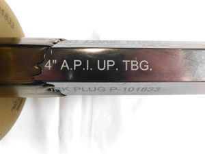 NEW 4" 8 UP TBG API 5B PIPE THREAD PLUG GAGE 4.0 4.00 EXTERNAL UPSET TUBING EUE - JF3978PMC