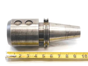 CAT50 LYNDEX 50mm I.D. SOLID END MILL TOOL HOLDER 50.0 EXTENDED 5 1/2 PROJECTION - NS5171DH5